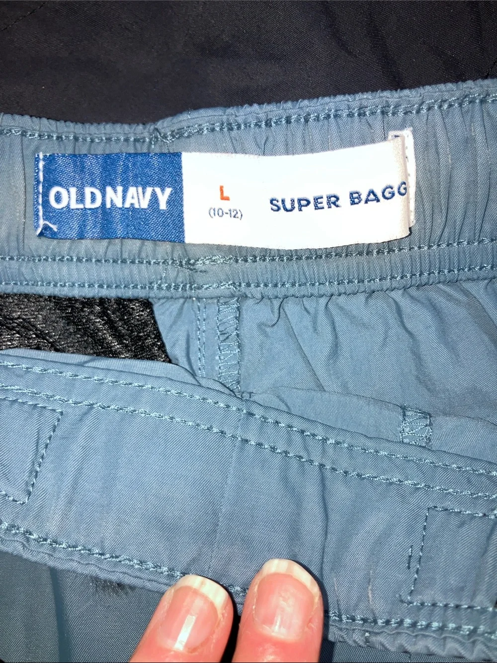 OLD NAVY LOT OF 2  KIDS CASUAL  CARGO PANTS  with Built-In Belt AND POCKETS